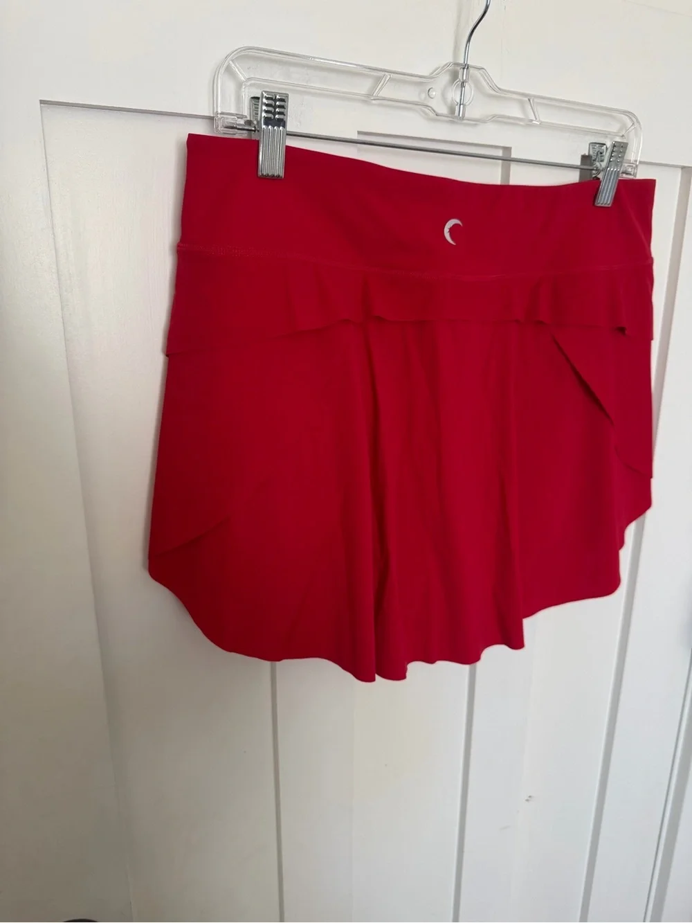 Zyia Red Grand Slam Skirt size Large Skort Built in Shorts Tennis Golf